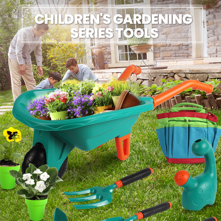 Kids Wheelbarrow Gardening Too - Kids Outdoor Yard Tools incelemesi ve fiyatı