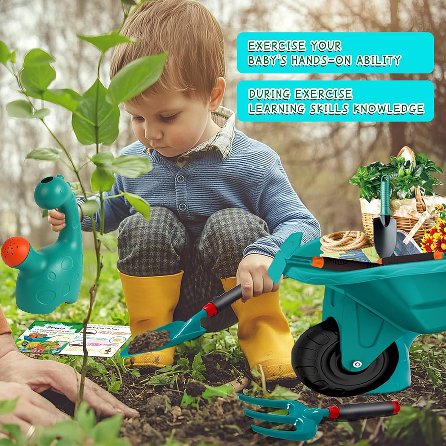 Kids Wheelbarrow Gardening Too - Kids Outdoor Yard Tools incelemesi ve fiyatı