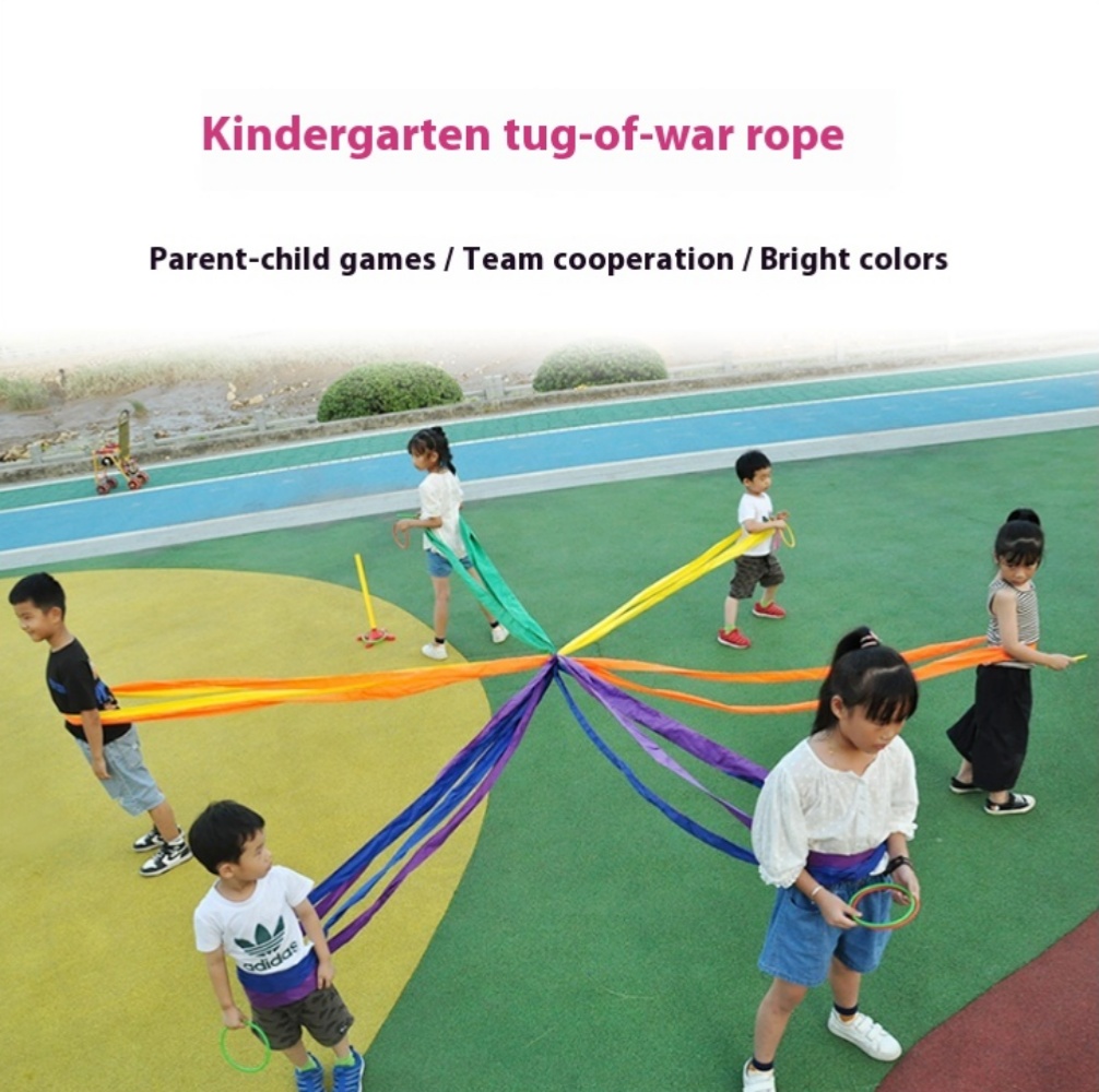 Colorful Tug Of War Ten Way Te - Kids Outdoor Climbing Equipment incelemesi ve fiyatı