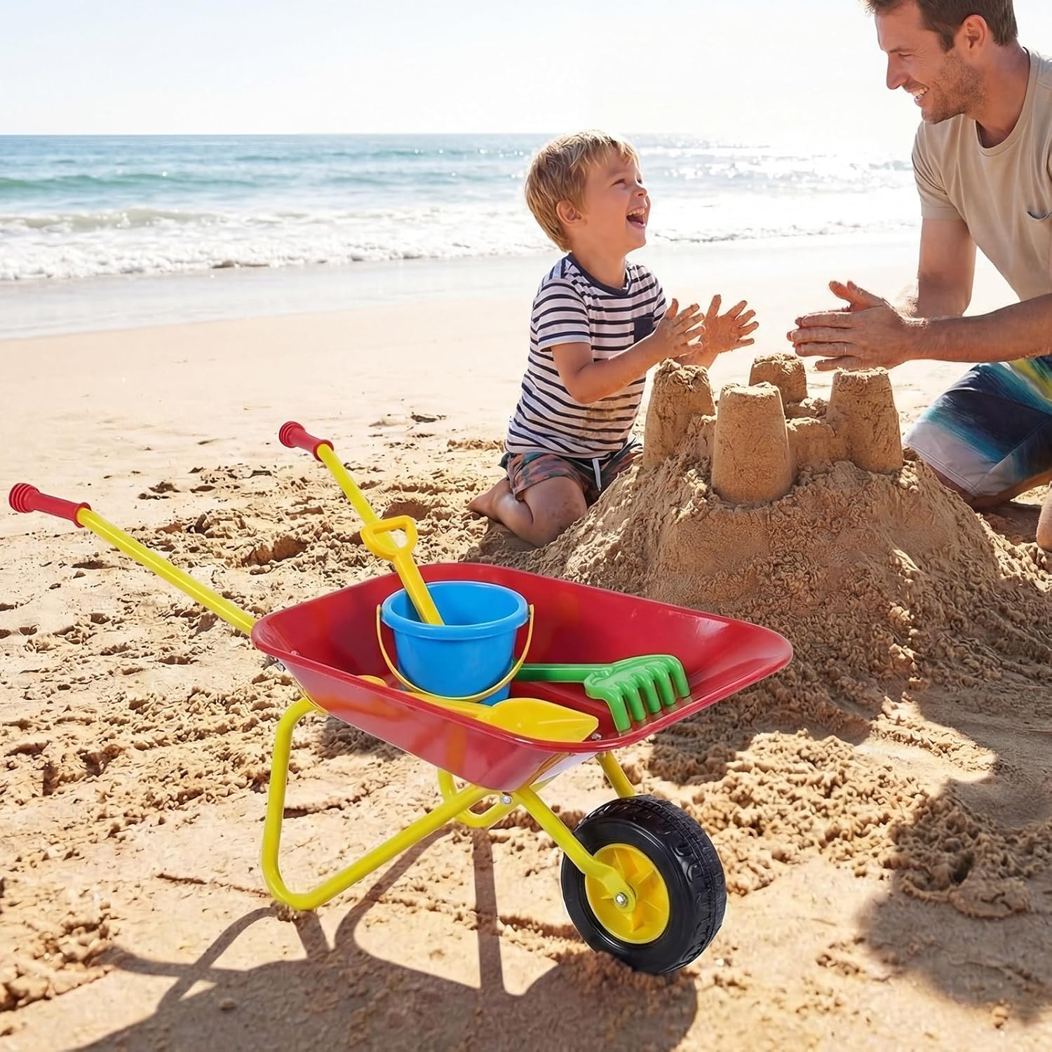 Kids Wheelbarrow, Children’s G - Kids Indoor Outdoor Cart incelemesi ve fiyatı