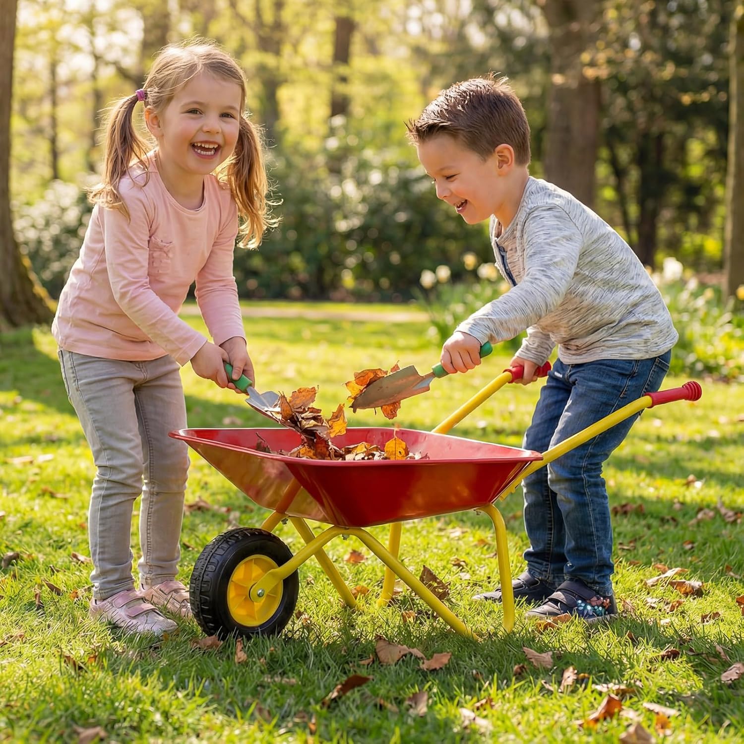 Kids Wheelbarrow, Children’s G - Kids Indoor Outdoor Cart incelemesi ve fiyatı