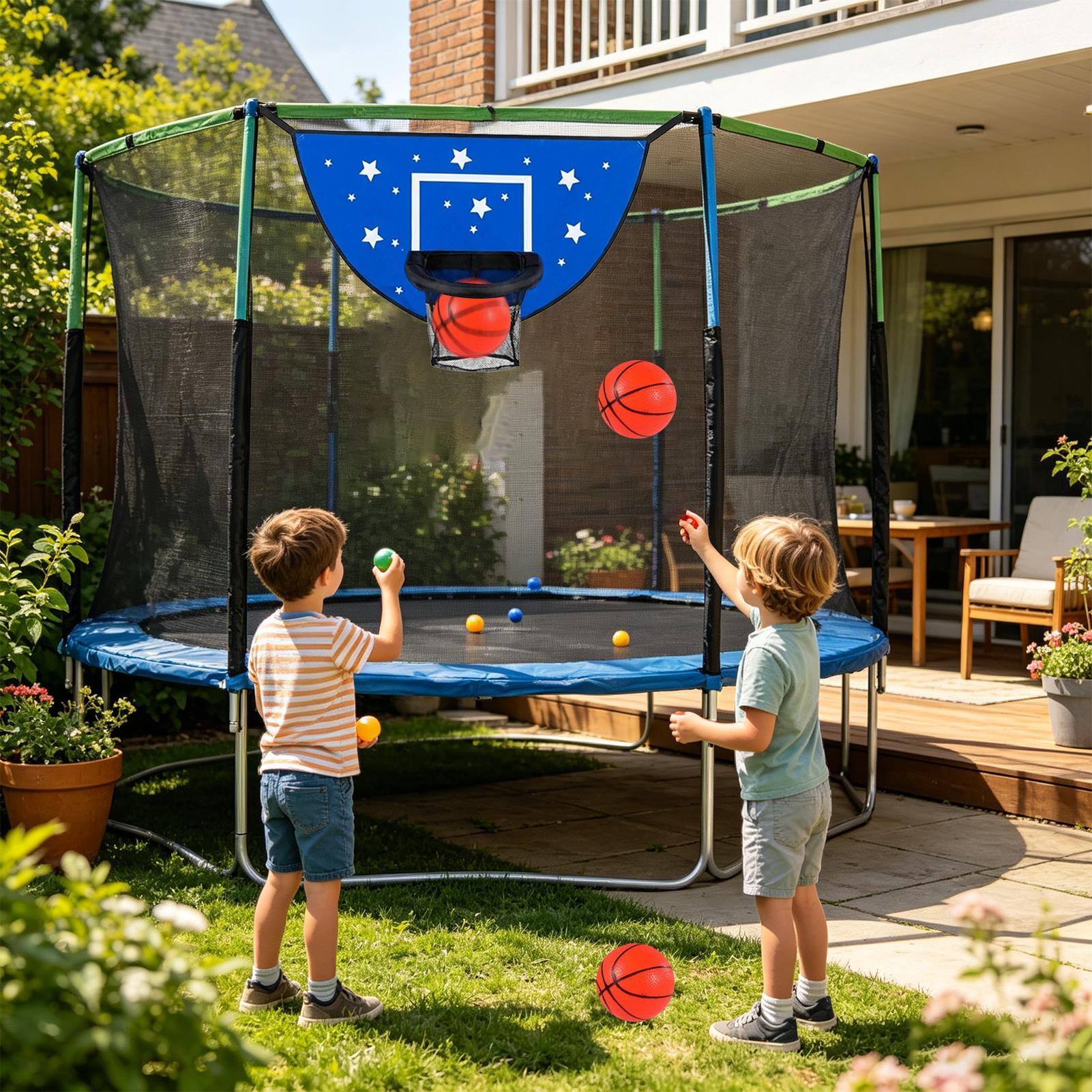Basketball Goal For Trampoline - Kids Outdoor Trampoline incelemesi ve fiyatı