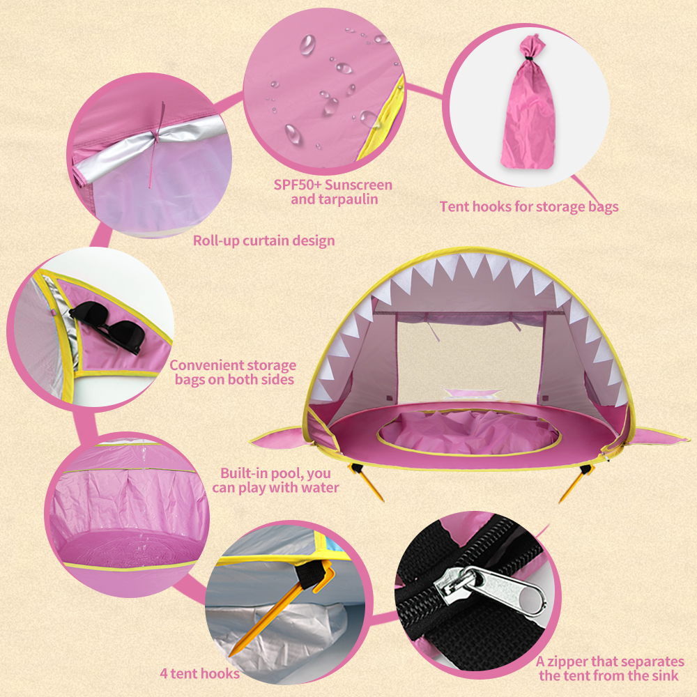 Kids Baby Pop Up Beach Tent wi - Kids Outdoor Daybed incelemesi ve fiyatı