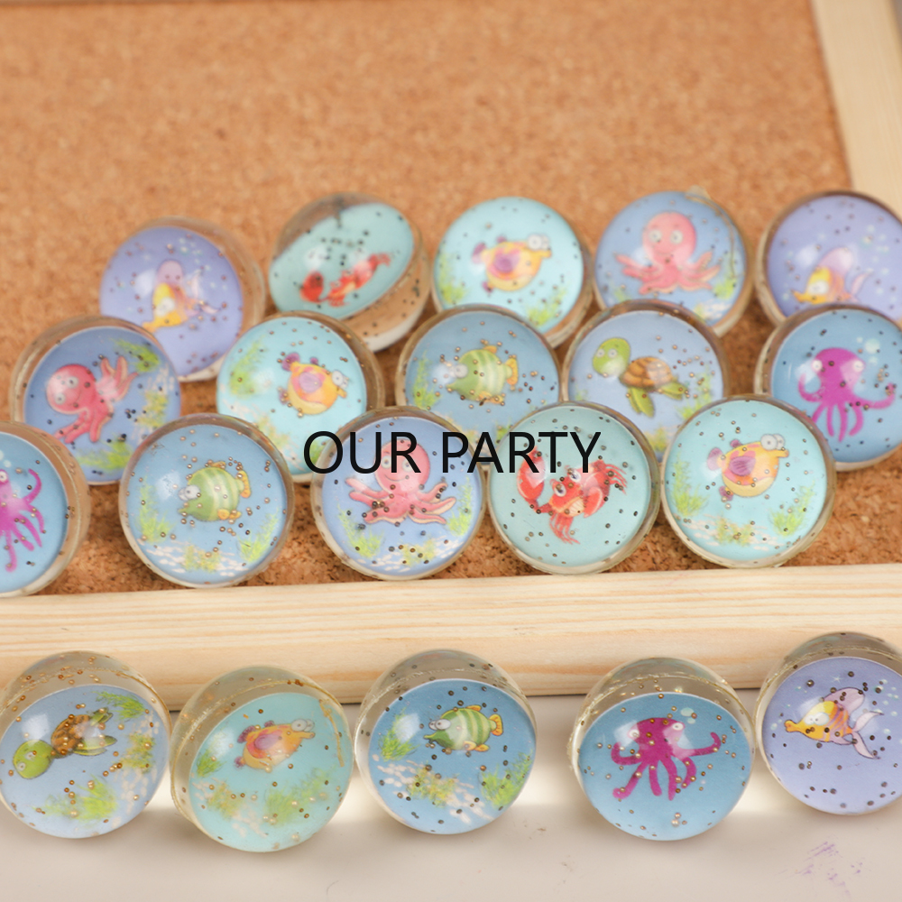 10Pcs Ocean Animal Theme Glitt - Outdoor Kids In An Indoor World incelemesi ve fiyatı