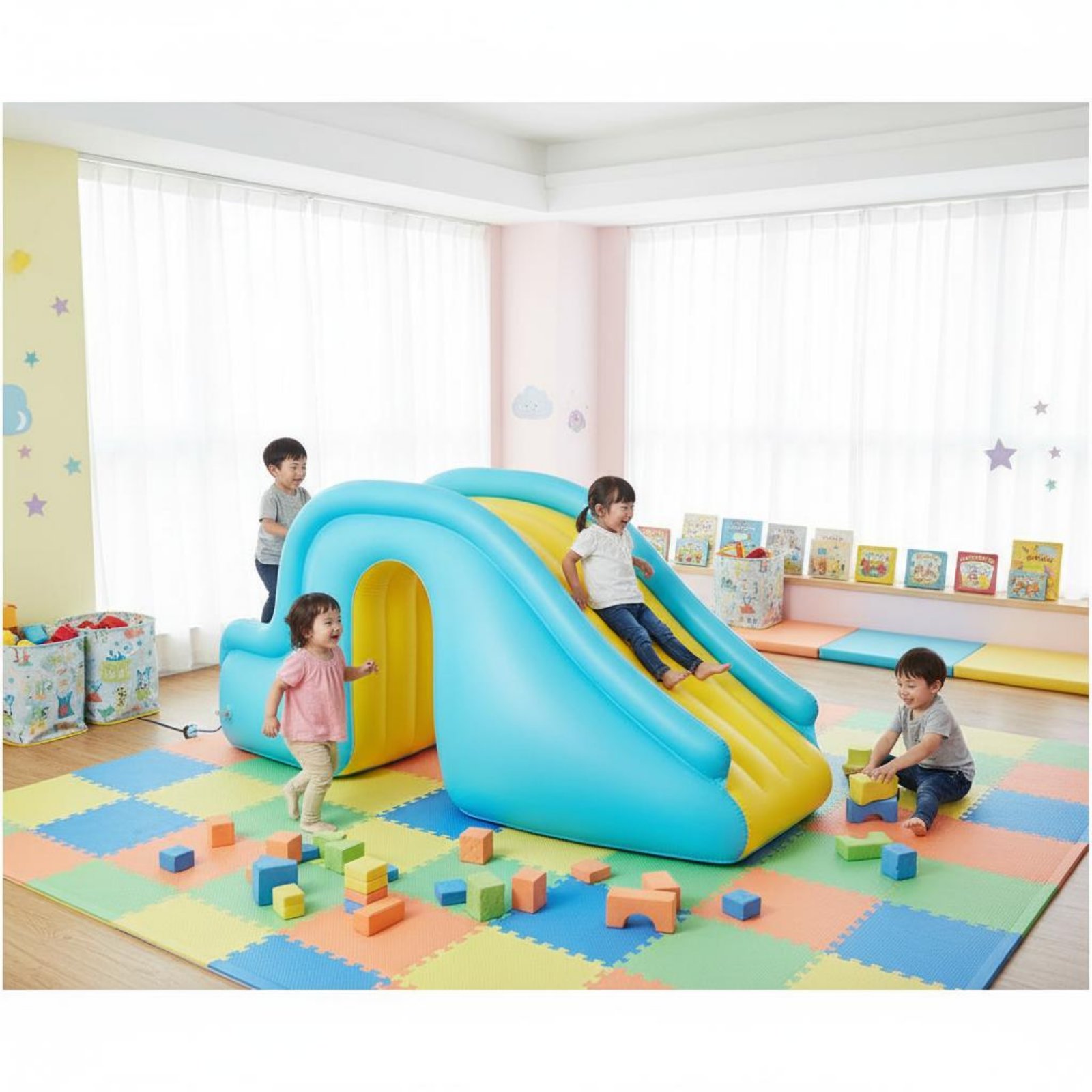 Inflatable Water Slide Indoor  - Kids Outdoor Climbing Equipment incelemesi ve fiyatı