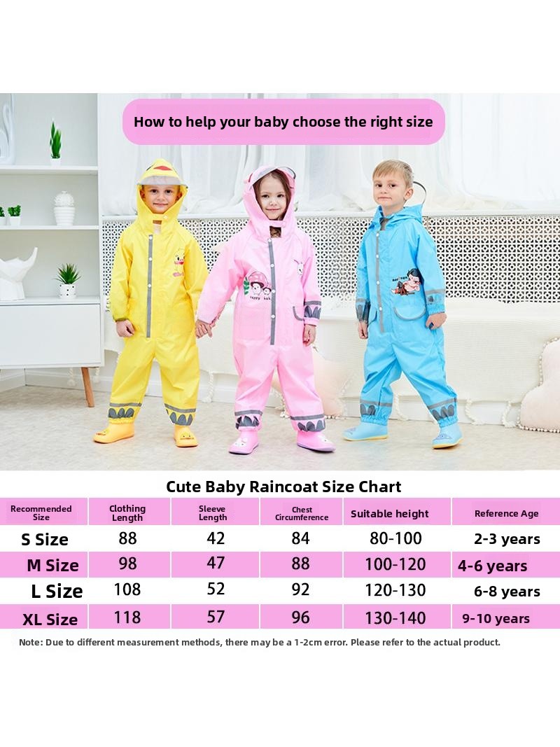 Cute Children's Overall Rainco - Kids Outdoor Overalls incelemesi ve fiyatı