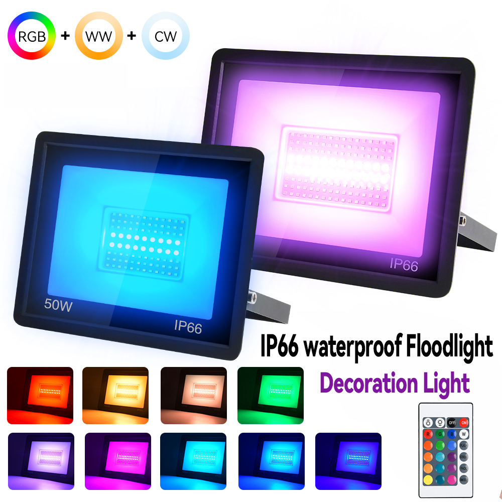 10W-200W RGB Floodlights Color - Balance Beam Outdoor incelemesi ve fiyatı