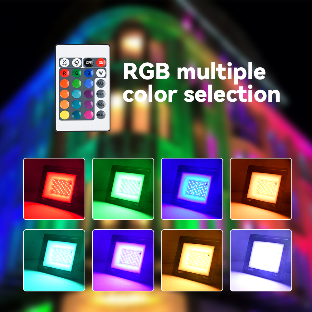 10W-200W RGB Floodlights Color - Balance Beam Outdoor incelemesi ve fiyatı