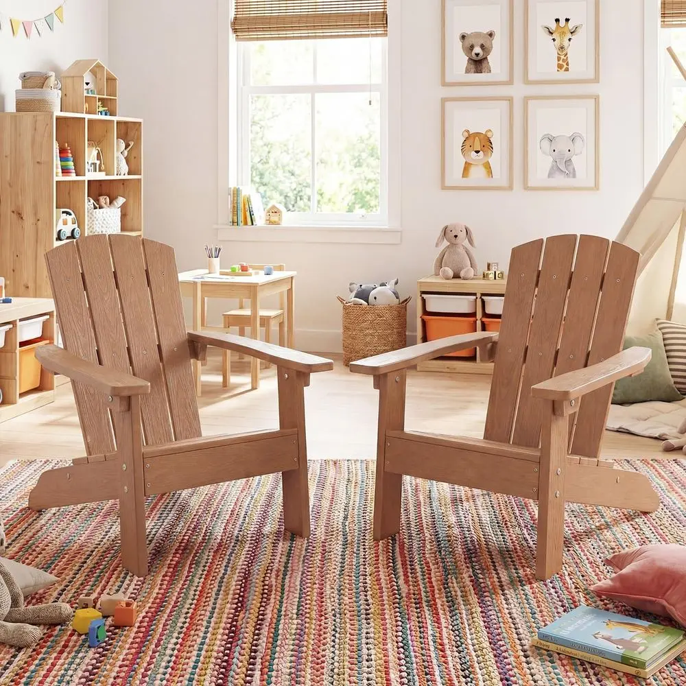 Kids Adirondack Chair, AllWeat - Kids Outdoor Lawn Chair incelemesi ve fiyatı