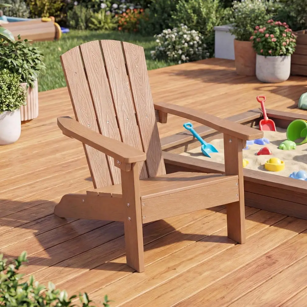 Kids Adirondack Chair, AllWeat - Kids Outdoor Lawn Chair incelemesi ve fiyatı