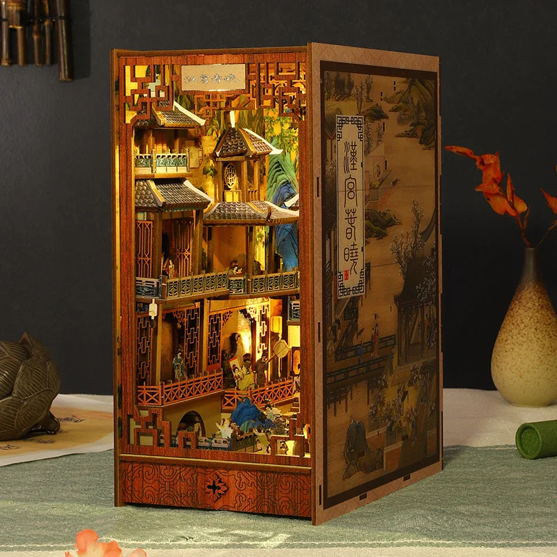 OUZEY DIY Wooden Book Nook Min - Kids Outdoor Wooden Playhouse incelemesi ve fiyatı