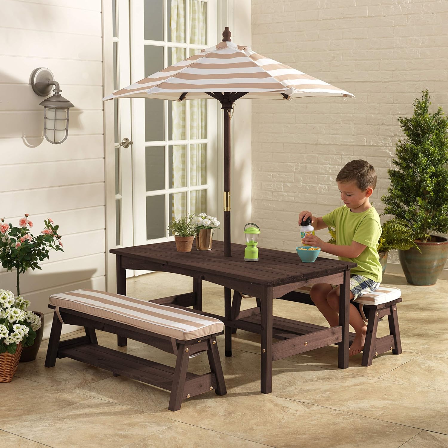 Outdoor Wooden Table & Bench S - Kids Outdoor Wooden Table incelemesi ve fiyatı