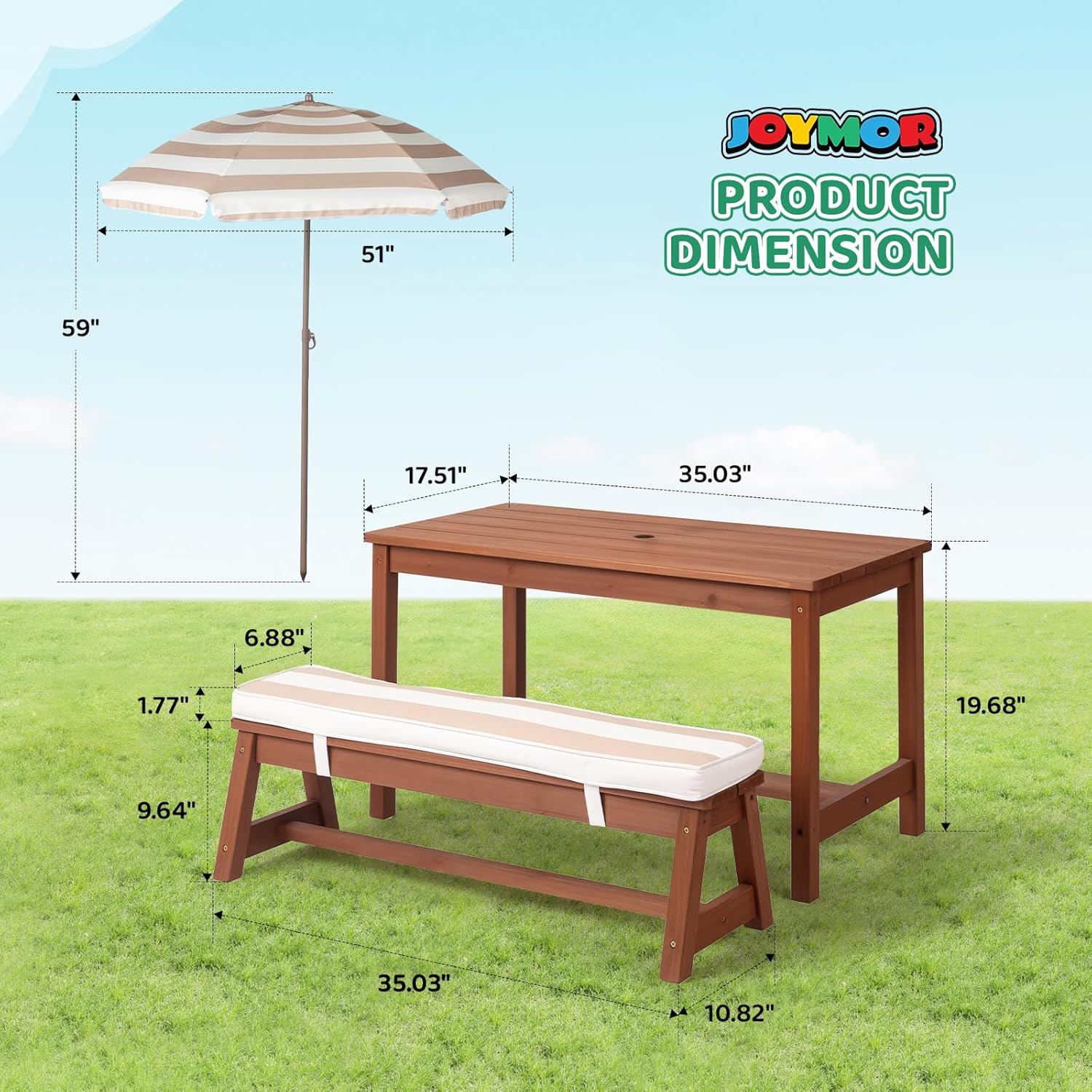 Kids Picnic Table Outdoor Wood - Kids Outdoor Wooden Table incelemesi ve fiyatı