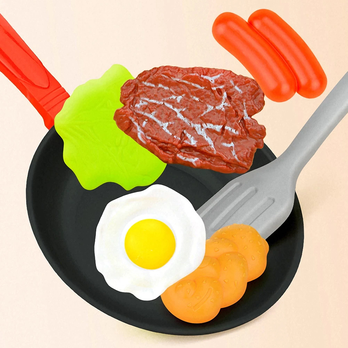 8PCS Kitchen Food Toys for Kid - Kids Outdoor Kitchen Set incelemesi ve fiyatı