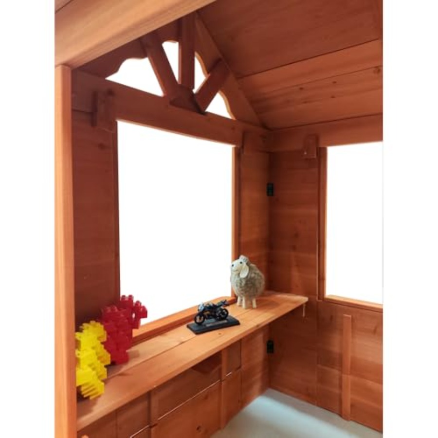 Outdoor kids playhouse for bac - Kids Outdoor Wooden Playhouse incelemesi ve fiyatı