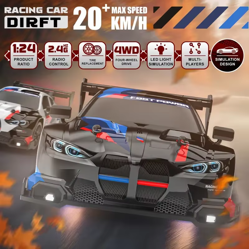 New 4WD 1:24 Scale RC Drift Ca - Outdoor Kids In An Indoor World incelemesi ve fiyatı