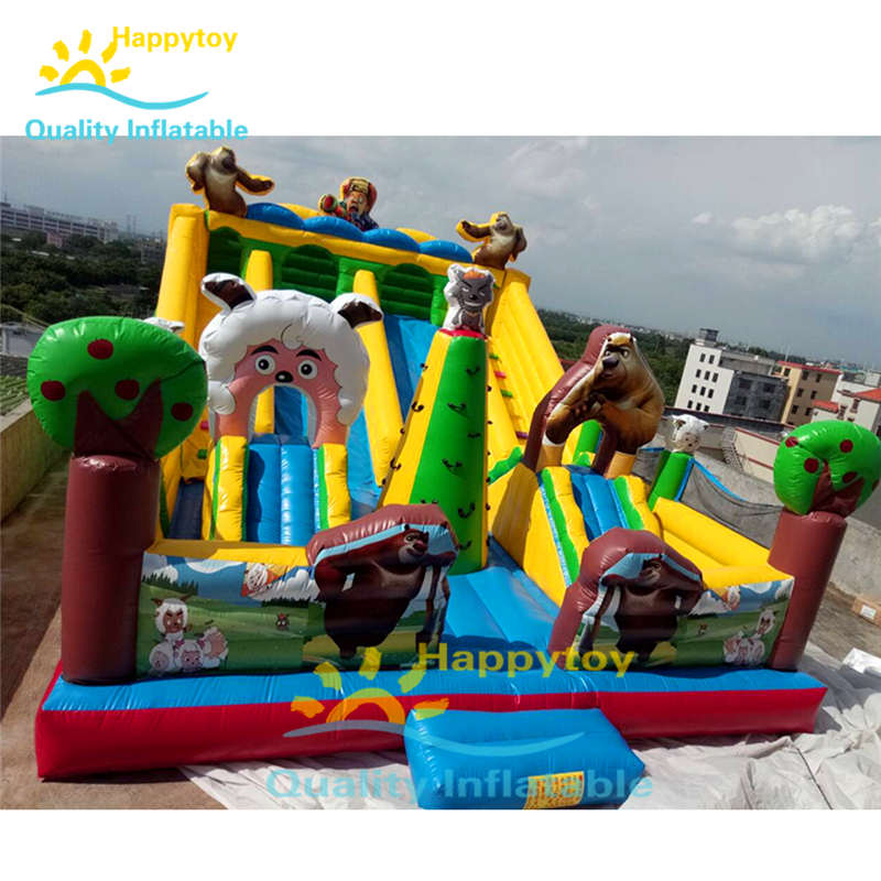 Slide Inflatable Castle Bounce - Kids Outdoor Trampoline incelemesi ve fiyatı