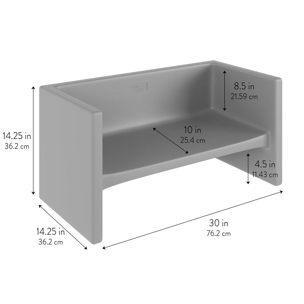 Adapta-Bench, C910-057 Almond, - Kids Outdoor Seating incelemesi ve fiyatı