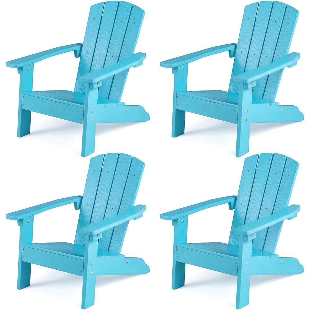 Set of 4 Kids Plastic Lawn Cha - Kids Outdoor Lawn Chair incelemesi ve fiyatı