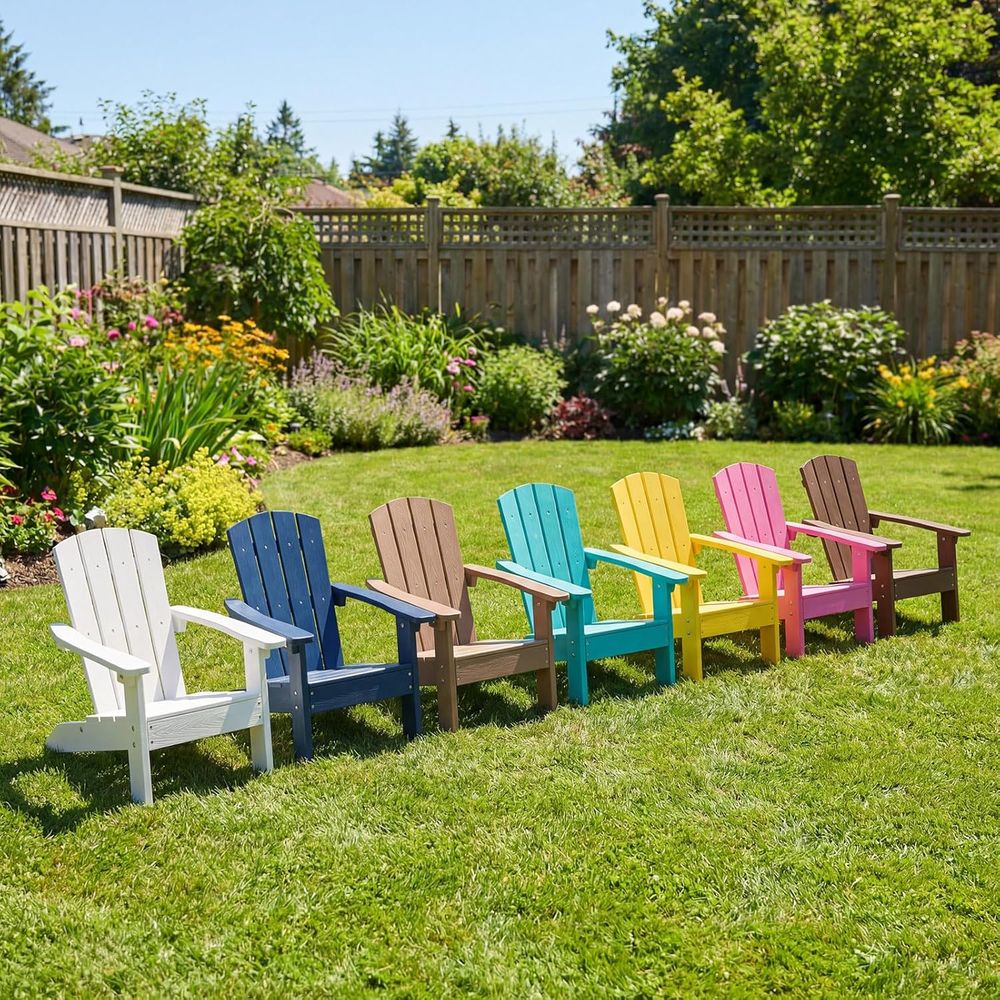 Set of 4 Kids Plastic Lawn Cha - Kids Outdoor Lawn Chair incelemesi ve fiyatı