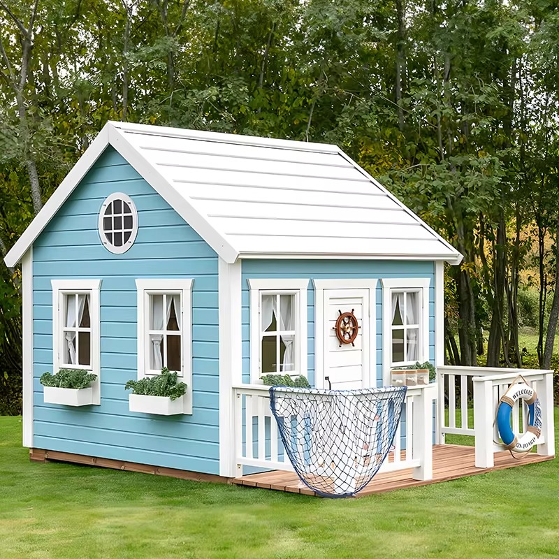 Outdoor Garden Cubby House Chi - Kids Outdoor Wooden Playhouse incelemesi ve fiyatı