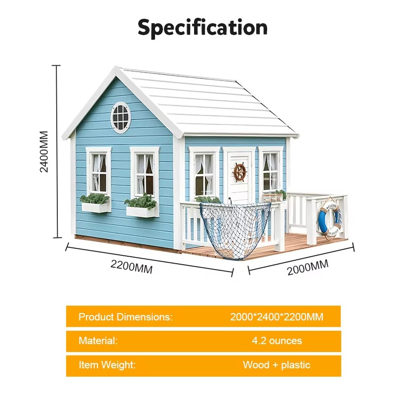 Outdoor Garden Cubby House Chi - Kids Outdoor Wooden Playhouse incelemesi ve fiyatı