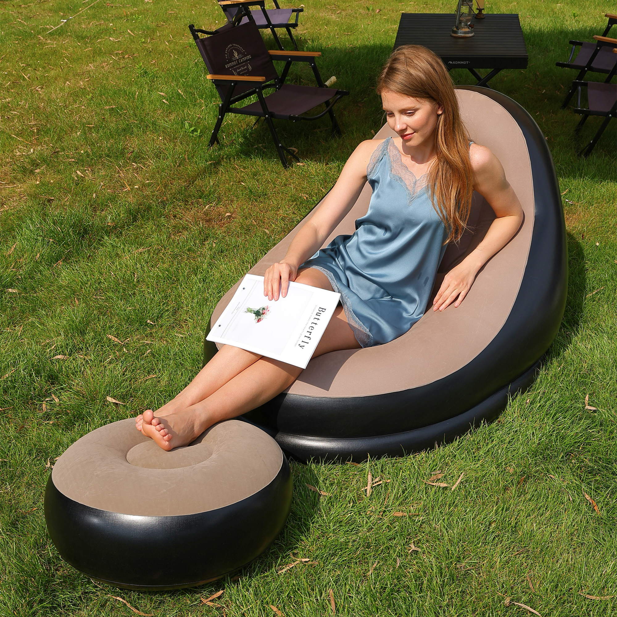 Lazy Couch Sofas Inflatable Ch - Kids Outdoor Seating incelemesi ve fiyatı